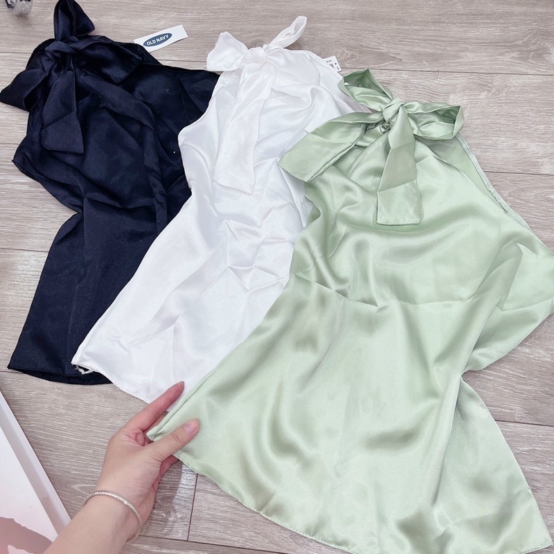 ÁO LỆCH VAI NƠ PHI LỤA