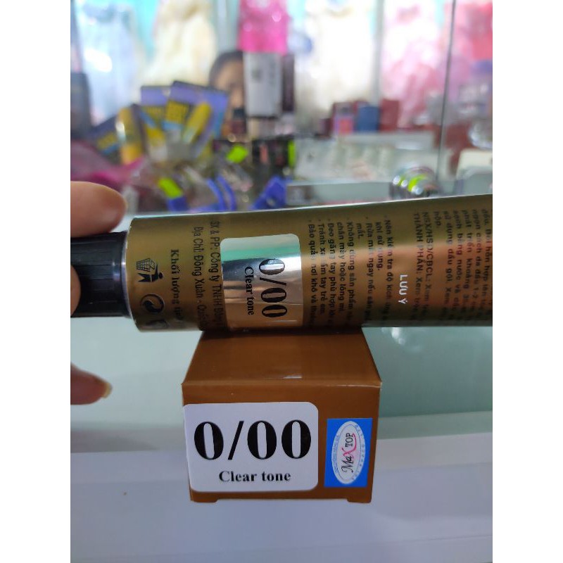 MAXTOP 0/00 kem nhuộm tóc màu thời trang 0/00.sản phẩm chưa hỗ trợ oxy