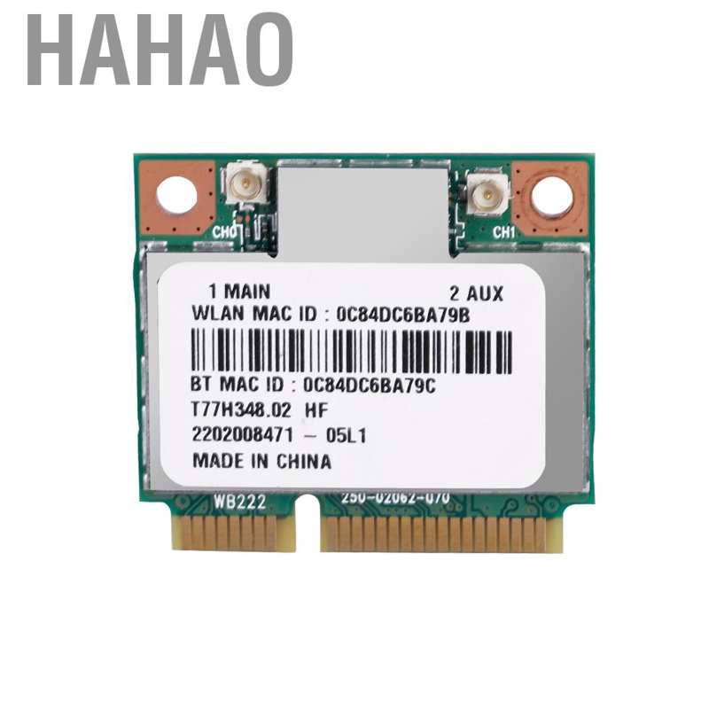 [Wholesale Price] Card Wifi Không Dây 300m 802.11b / G / N Mini Pci-E Bluetooth 4.0 + Cho Dell Asus tiện dụng | BigBuy360 - bigbuy360.vn