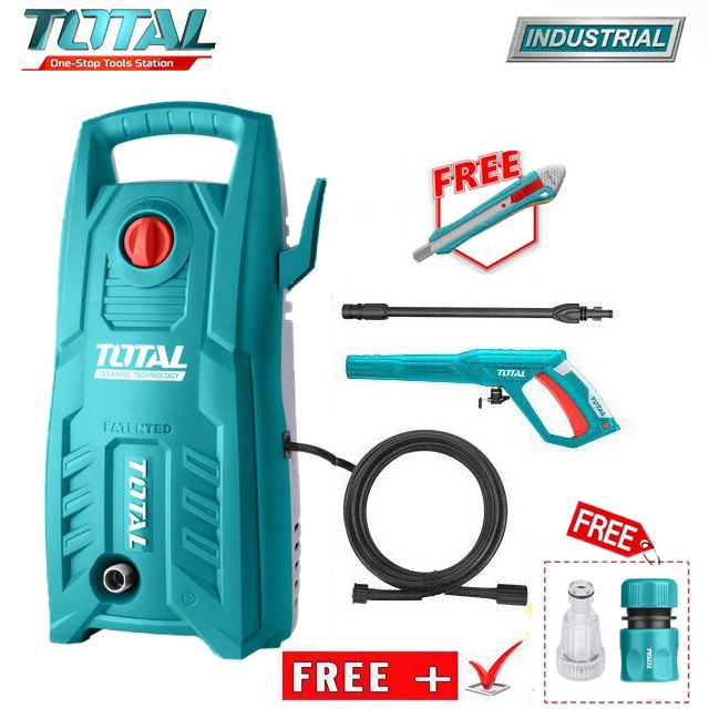 Máy rửa xe áp lực cao TOTAL - 1400w TGT11316