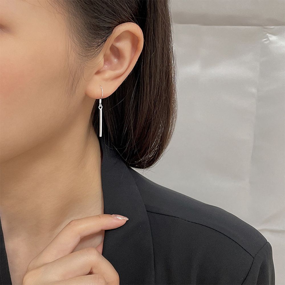 Khuyên tai hình chữ nhật phong cách Hàn Quốc thanh lịch cho nữ