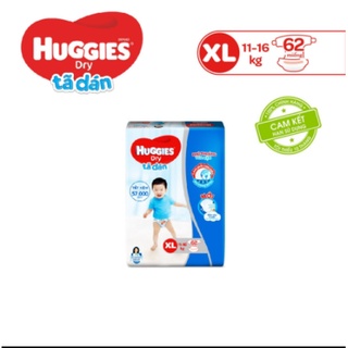 Bỉm/Tã dán Hucggies M76,L68,Xl60