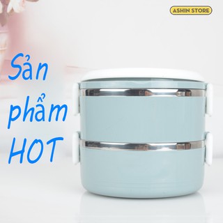[GIÁ RẺ] Cặp Lồng Giữ Nhiệt 2 Tầng Lúa Mạch