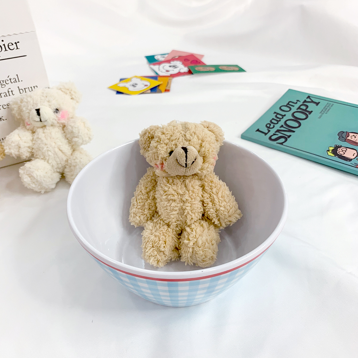 Móc Khóa Gấu Teddy Nhồi Bông Dễ Thương