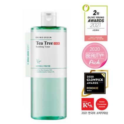 Nước hoa hồng Tea Tree Cica Soothing Toner 510ml
