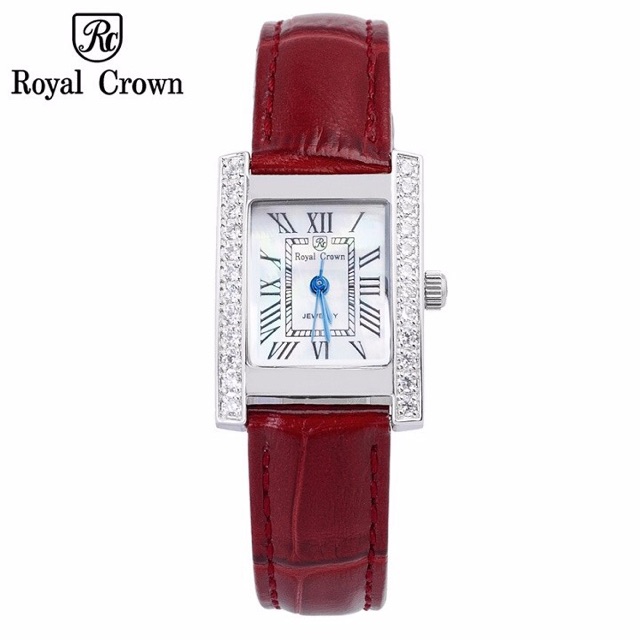 Đồng hồ nữ chính hãng Royal Crown 6306 dây da nhiều màu