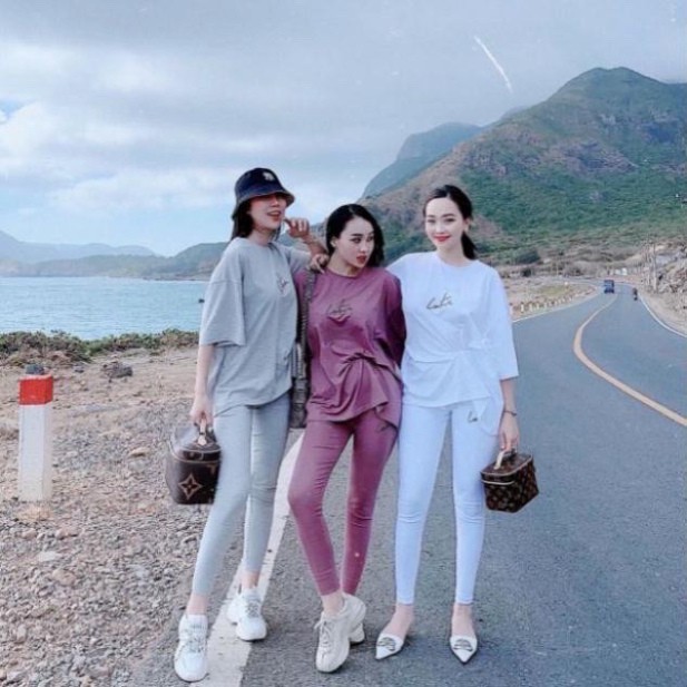 Xả Bộ chữ kí quần dài cho mẹ và bé