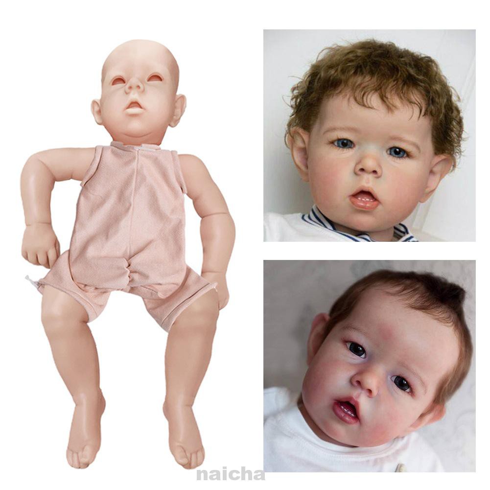 Lifelike Gifts Realistic Unpainted Real Touch Soft Vinyl Full Limbs Reborn Baby Doll Kit