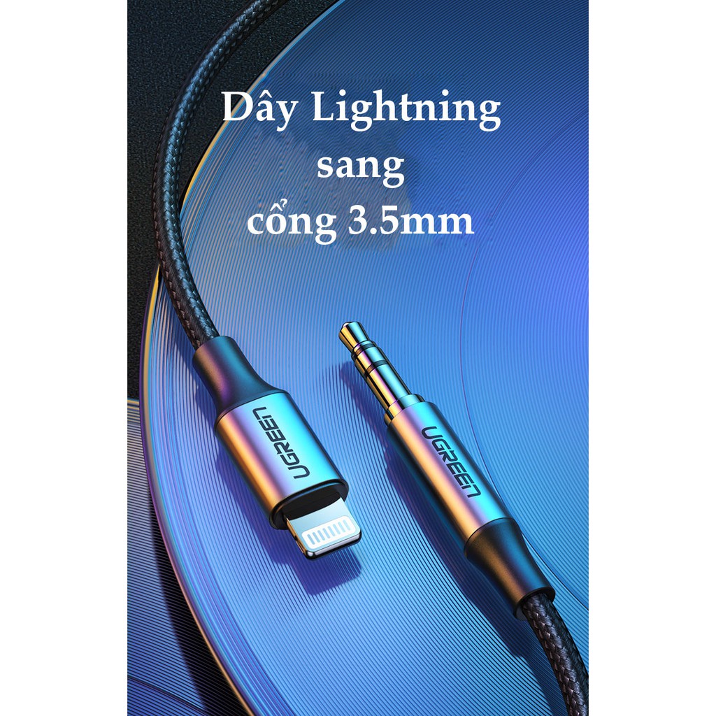 Dây Lightning sang chuẩn giắc 3.5mm UGREEN US315 70509