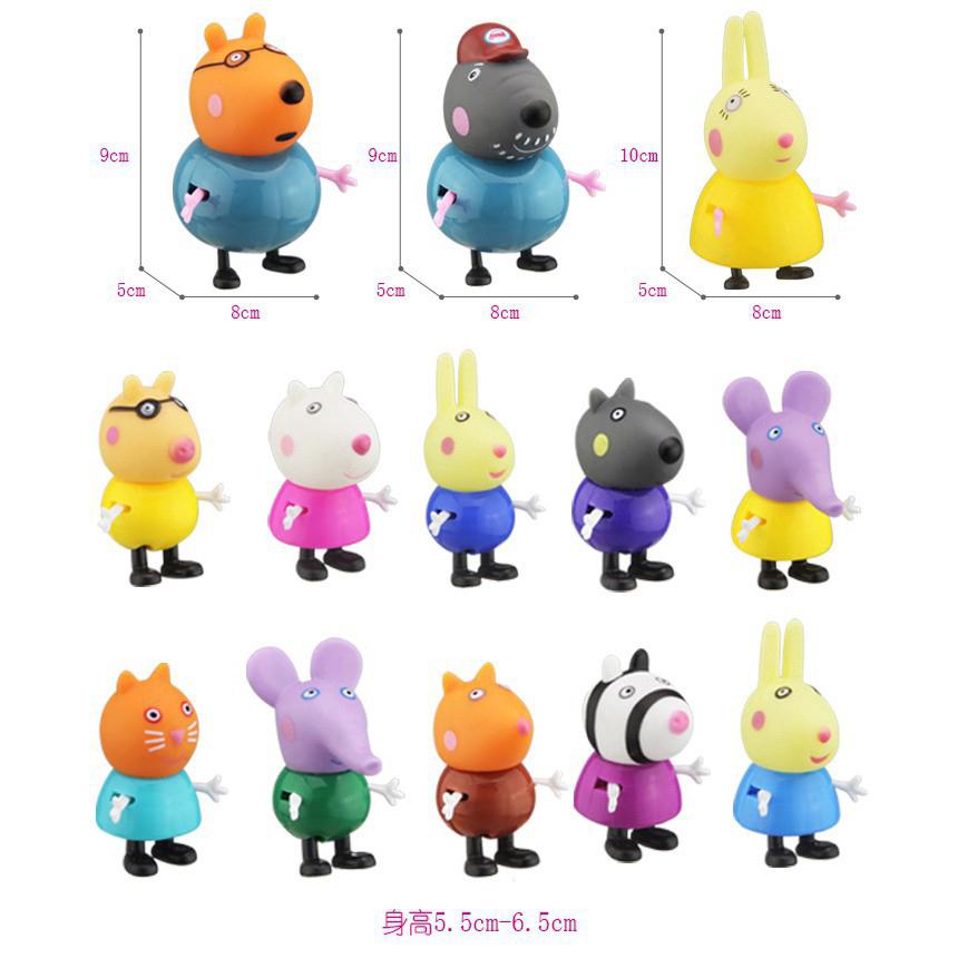 Set 21 Mô Hình Đồ Chơi Gia Đình Heo Peppa