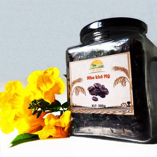 Nho Khô - Nho khô Mỹ [300g] hủ thủy tinh quà Tết