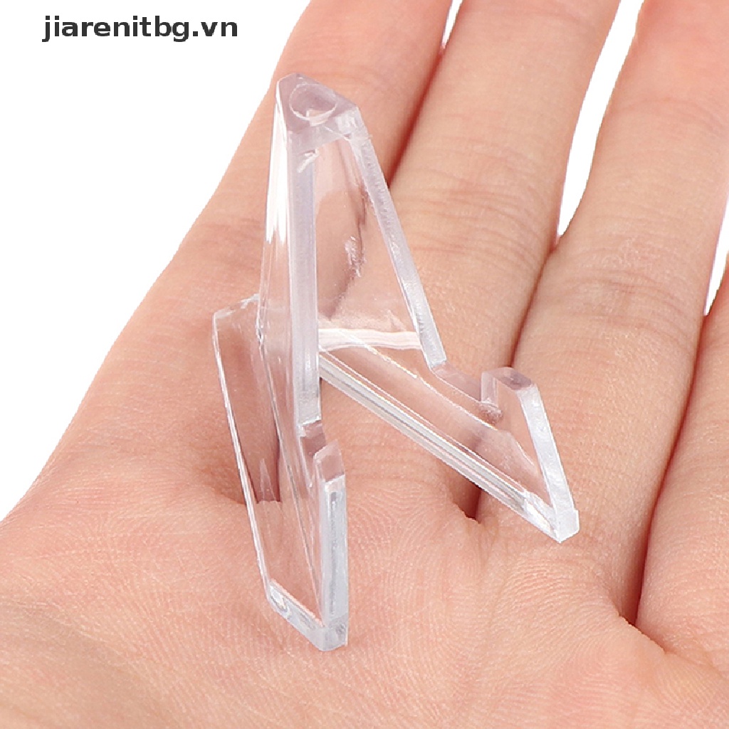 JJ 2Pcs Collectibles Coin Medal Badge Holder Card Display Jewelry Holder Show Stand VN