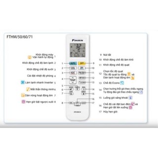 2 chiếc Khiển Daikin ARC480A1