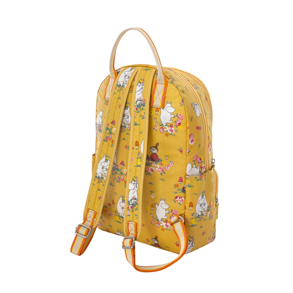 Cath Kidston - Balo Pocket Backpack Moomins Mushroom Scenic - 1002171 - Yellow