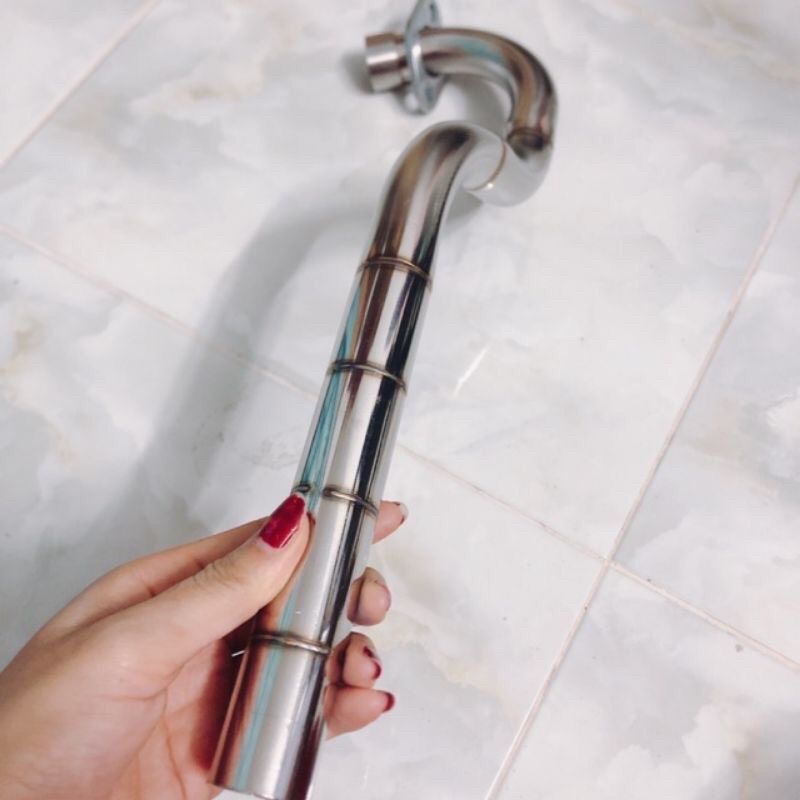 Pô uma v4 kèm cổ inox gắn wave dream sirius