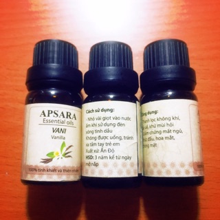 Sale cực sốc combo 3 lọ tinh dầu xông lọ 5ml hương vani. Sản phẩm cao cấp tại spa