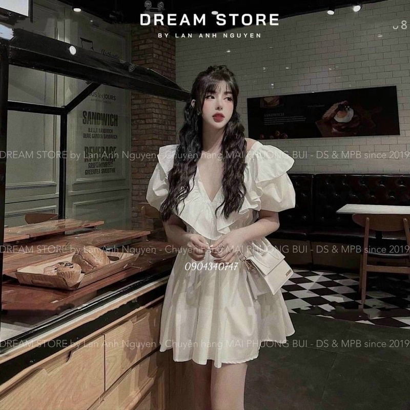 BIGSIZE Đầm babydoll tiểu thư