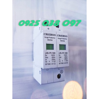 Cắt sét lan truyền dc 1000v 2p 40ka dành cho inverter 5kw, 10kw, 20kw, 30kw, 50kw....1mw