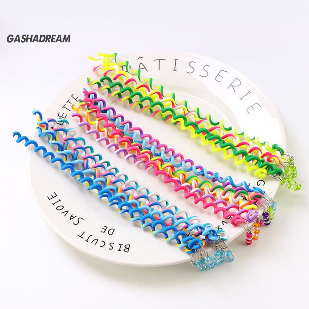 Đồng Hồ Đeo Tay Phong Cách GD Cá Tính| Set 6 Dụng Cụ Bện Tóc Nhiều Màu Cho Bé Gái