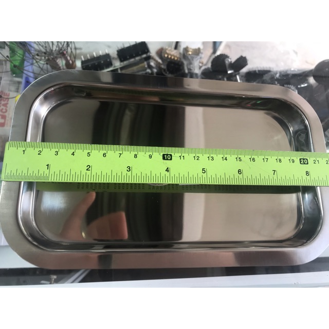 Mâm inox y tế size trung 22cm