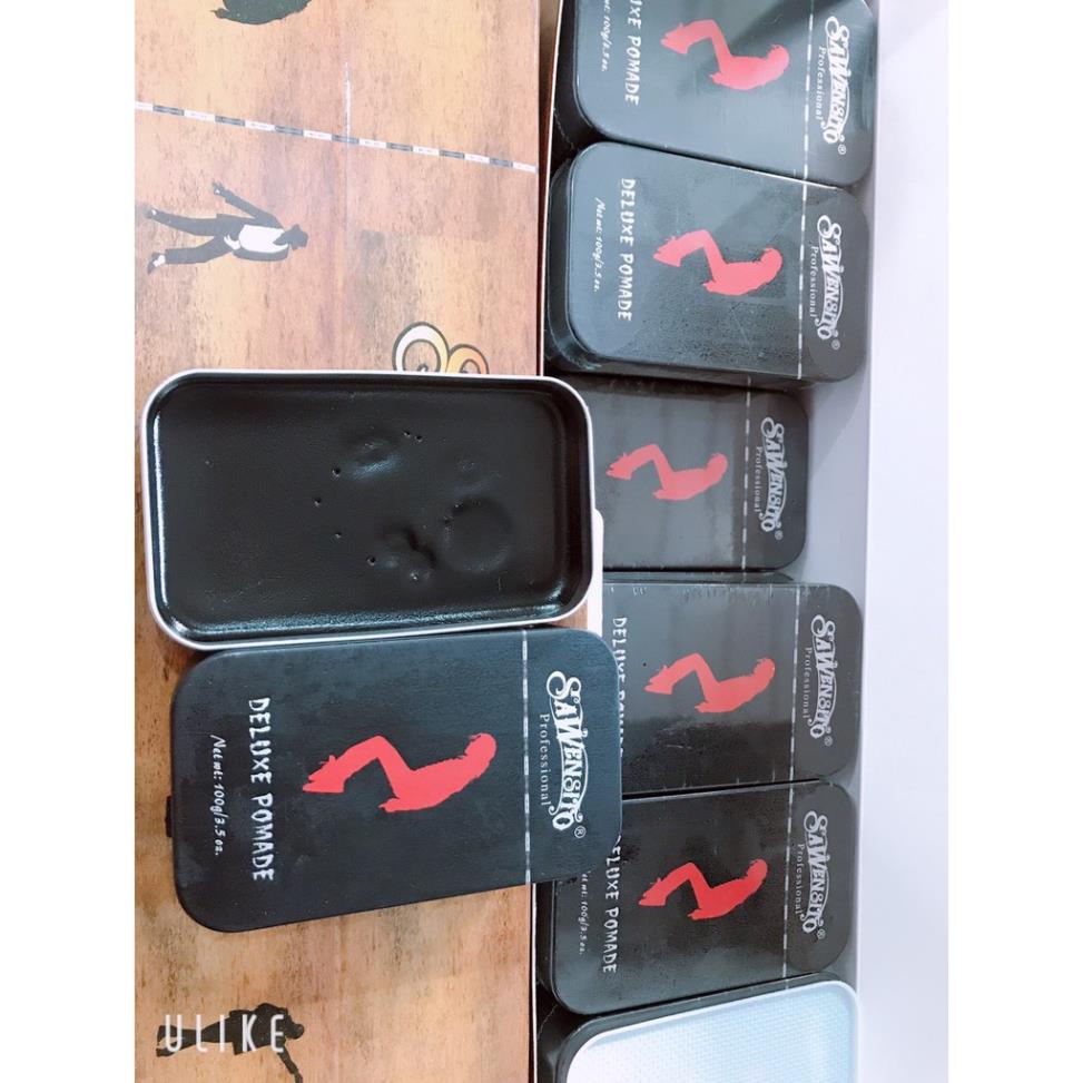 Sáp vuốt tóc SUAWENCITO TRƯỢT ĐEN DELUXE 100gr tạo kiểu giữ nếp cho tóc. HÀNG CHÍNH HÃNG .