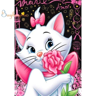 5D DIY Full Drill Diamond Painting Cat Cross Stitch Embroidery Mosaic