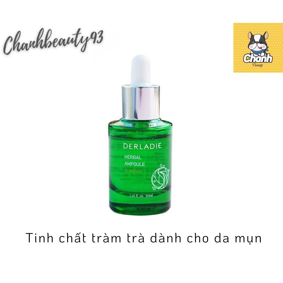 Tinh chất tràm trà dành cho da mụn Derladie Herbal Ampoule For Blemish 30 mL