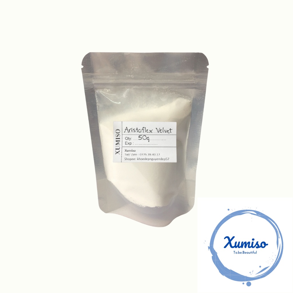 Aristoflex Velvet - Aristoflex AVC - chất tạo đặc cho serum - nguyên liệu mỹ phẩm - Xumiso 10g / 50g