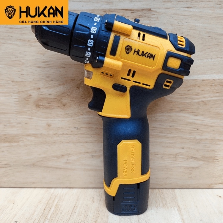 Máy khoan pin HUKAN 18V 4 cell Model HK-XC5 không chổi than