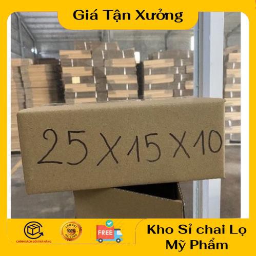 Hộp Carton Giá Rẻ ❤ TRÙM SỈ ❤ [25x15x10] Thùng Hộp Carton Đóng Gói Hàng , phụ kiện du lịch