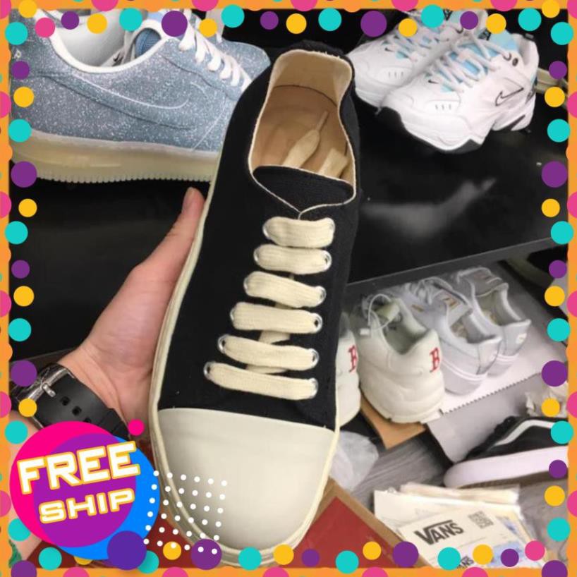 [Free ship-siêu sale ] Giầy 𝒓𝒊𝒄𝒌𝒐𝒘𝒆𝒏𝒔  thể thao Sneaker 𝒓𝒊𝒄𝒌𝒐𝒘𝒆𝒏𝒔  RO cổ thấp Nam/Nữ | BigBuy360 - bigbuy360.vn