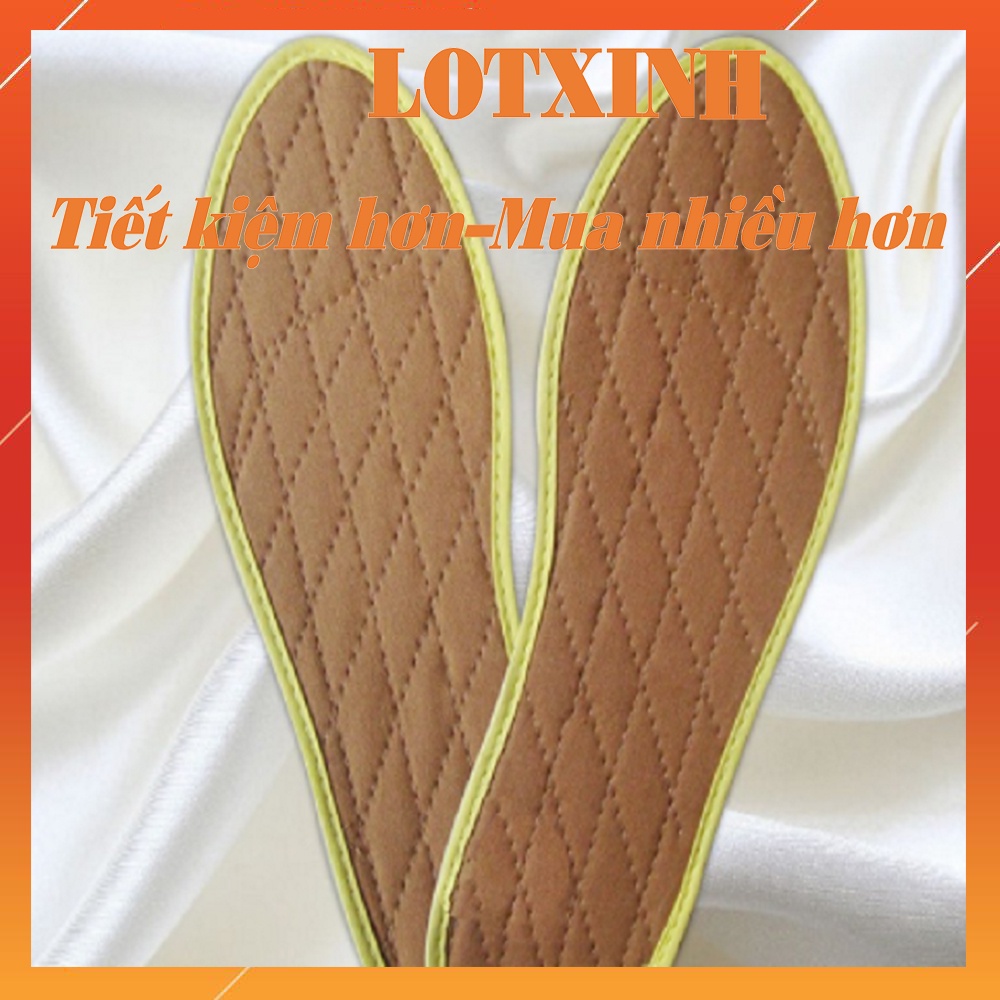 [1 đôi] Lót giày tăng chiều cao có hương quế khử mùi kháng khuẩn LOTXINH