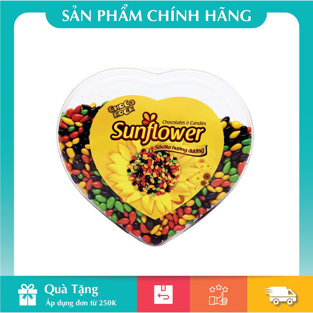 [Hàng Chính Hãng] Kẹo Socola Nhân Hướng Dương Hiệu Choco Rock Trung Minh Thành 280gr