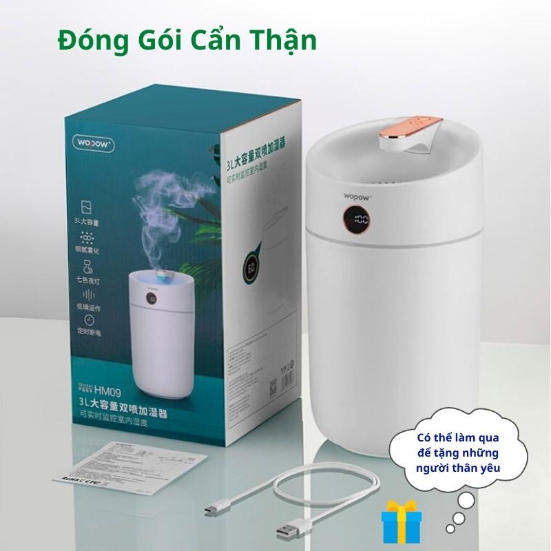 Máy Phun Sương Tạo Ẩm X12 Dung Tích Lớn 3000ml Máy Xông Tinh Dầu Cao Cấp 2 Đầu Phun Kép Giúp Thơm Phòng &amp; Đuổi Muỗi