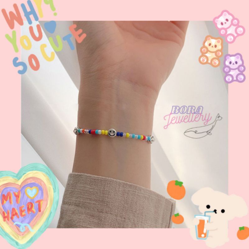 Vòng mặt cười nhiều màu