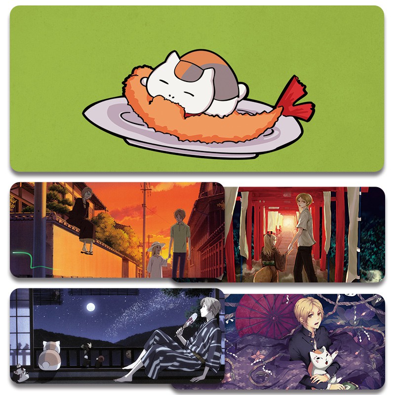 ☾❄☬☽Natsume's Book of Friends desktop mouse pad oversized Internet bar and internet café large e-sports games keyboard p