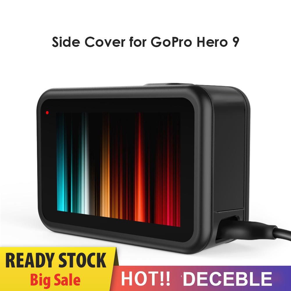 Deceble Plastic Battery Side Cover for GoPro Hero 9 Removable Cell Pack Lid Door