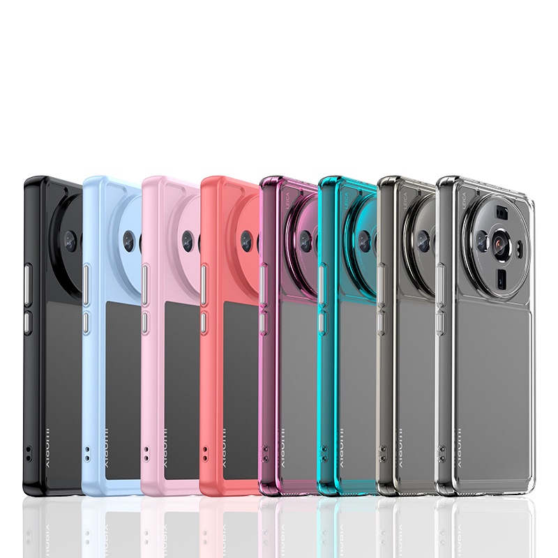 Ốp Điện Thoại PC + Silicone Trong Suốt Chống Sốc Cho Xiaomi 12 S 12S Ultra 12X Pro Lite 5G