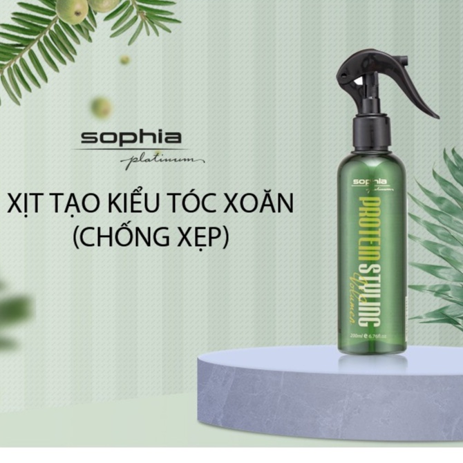 Xit phồng tạo kiểu tóc, chống xẹp tóc Sophia 200ml Hàn Quốc