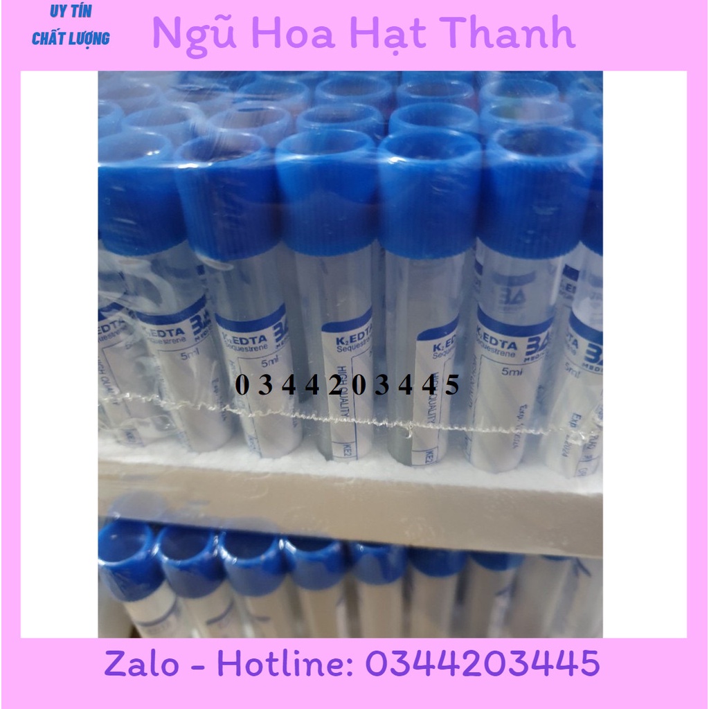 Ống nghiệm chống đông máu EDTA nắp xanh