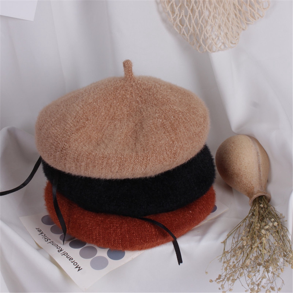 Nón beret thời trang thu đông dành cho bé gái 2 - 8 tuổi