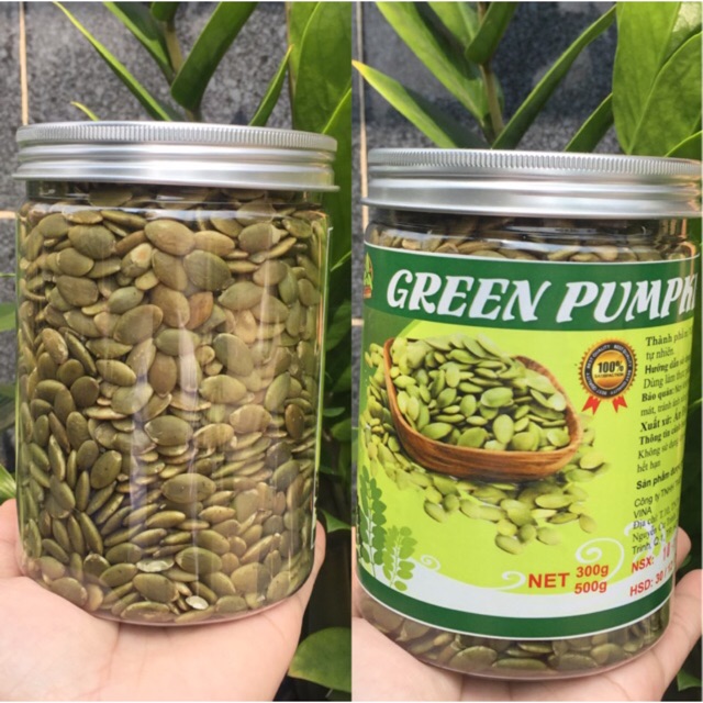 Nhân Hạt Bí Xanh Tươi/Sấy Chín Thơm Ngon 500gram