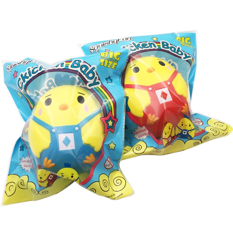 SQUISHY GÀ CON ĐEO CẶP ĐI HỌC