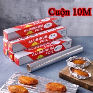Giấy bạc nướng bánh, nướng thịt 10m*30cm