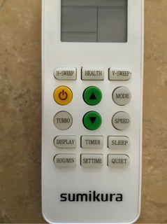 Điều khiển điều hoà Sumikura+pin
