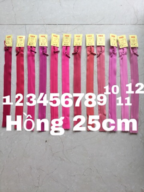 Dây khoá giọt lệ 25cm HKK