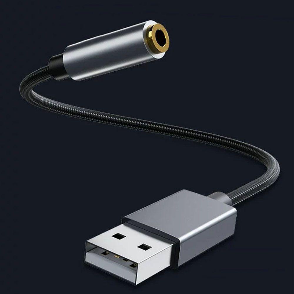 Dây Cáp Chuyển Đổi Thẻ Âm Thanh USB Sang Tai Nghe 3.5mm TAYLOR1 Cho Máy Tính Laptop