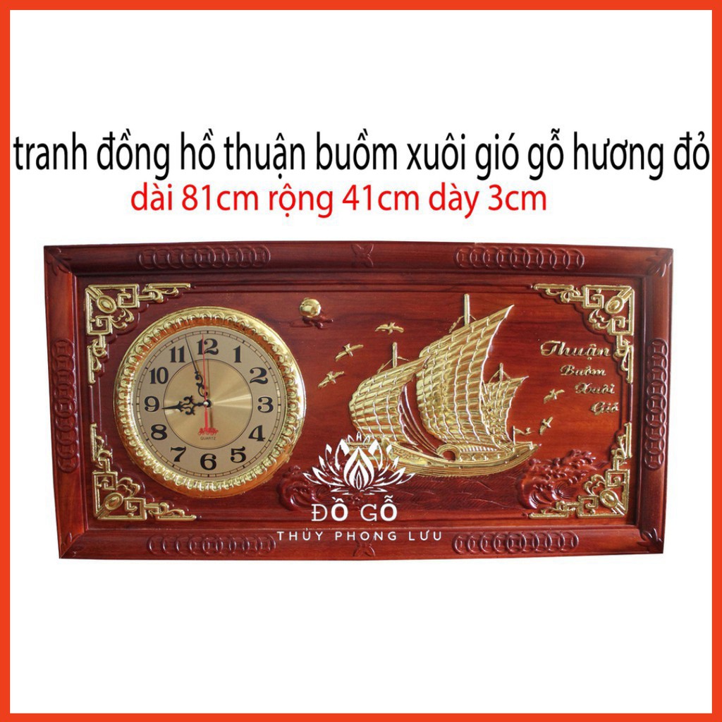 tranh đồng hồ-tranh thuyền-tranh gỗ ý nghĩa