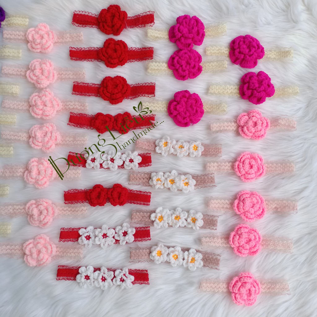 Combo 3 băng đô cho bé đáng yêu hàng handmade