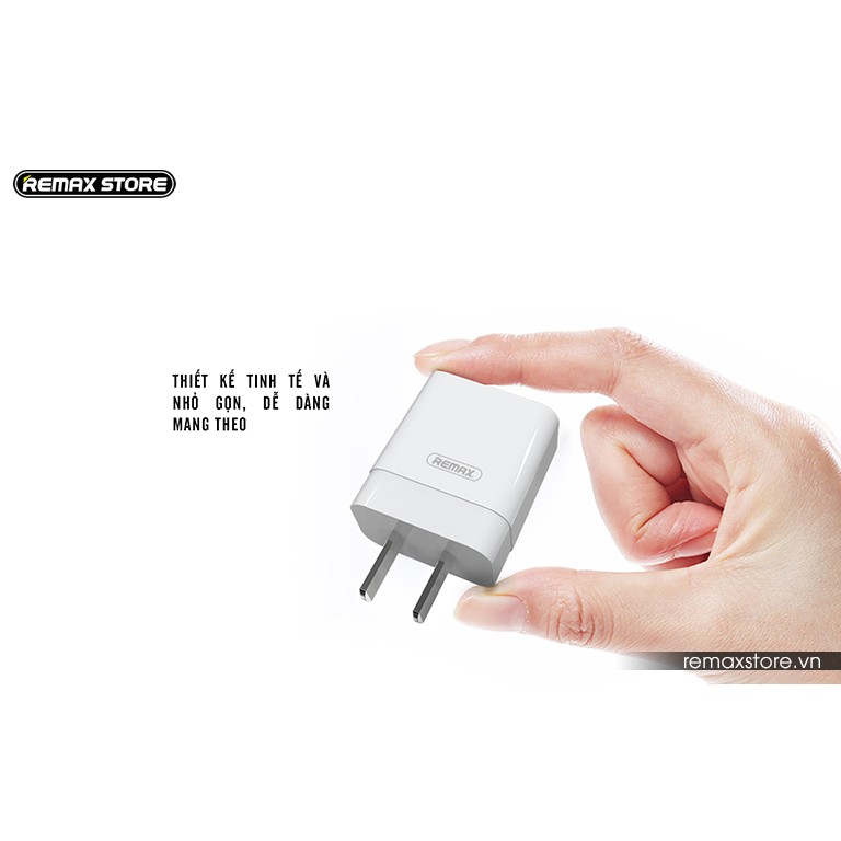 [Mã ELORDER5 giảm 10k đơn 20k] Bộ Sạc Micro USB Remax RP U112 Chính Hãng - BH 12 Tháng - Bộ Cốc Cáp Sạc